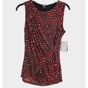 NWT DKNY Tank Top Multicolor Women's Wrap Size L